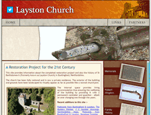 Tablet Screenshot of layston-church.org.uk